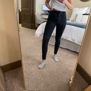 Grey/black Zara jeans
